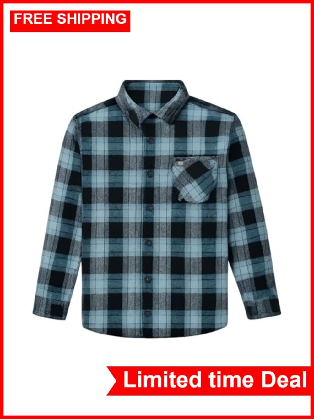 Field & Stream Men's 100% Cotton Flannel Button Down Shirt